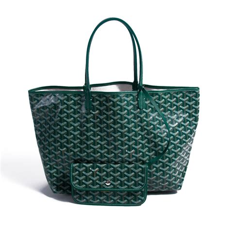 goyard green|goyard pm tote price.